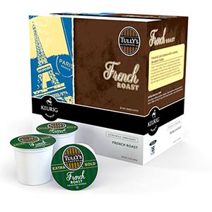 Tullys French Roast Blend 160 K Cups Keurig Kcup  