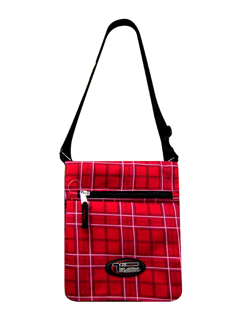 Tablet Carry Case Messenger Sling Bag RED  Fully Padded 