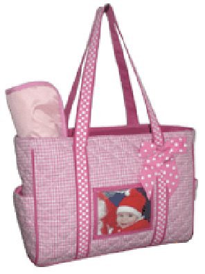 Brag Photo Purse Picture Tote Handbag Diaper Bag PINK  